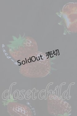 画像3: AXES-X / ストロベリープリントアロハシャツ L 黒 Y-25-08-19-057-AX-BL-SZ-ZT300