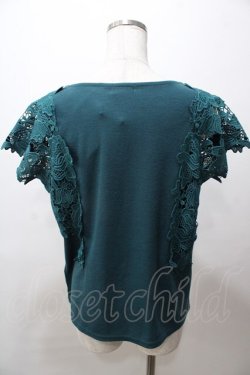 画像2: axes femme / レース袖カットT M グリーン Y-25-08-19-059-AX-TO-SZ-ZY