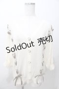 axes femme / レースアップサマーニットカーディガン M 生成り Y-25-08-19-060-AX-TO-SZ-ZY