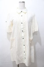 画像1: axes femme / コットンレースチュニック M 生成り Y-25-08-19-068-AX-OP-SZ-ZT115 (1)