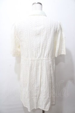 画像2: axes femme / コットンレースチュニック M 生成り Y-25-08-19-068-AX-OP-SZ-ZT0926A