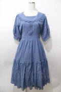 axes femme POETIQUE / コットンドーリーワンピース M サックス Y-25-08-19-072-AX-OP-SZ-ZY