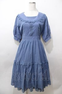 axes femme POETIQUE / コットンドーリーワンピース M サックス Y-25-08-19-072-AX-OP-SZ-ZY