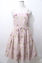 axes femme kawaii / フラッフィベアジャンスカ  ピンク Y-25-08-19-074-AX-OP-SZ-ZY