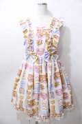Angelic Pretty / Sweet Cookie Boxジャンパースカート  アイボリー Y-25-08-19-075-AP-OP-SZ-ZY