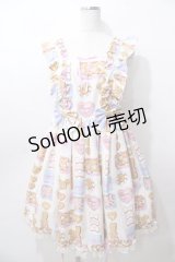Angelic Pretty / Sweet Cookie Boxジャンパースカート  アイボリー Y-25-08-19-075-AP-OP-SZ-ZY