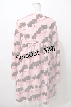 画像2: Emily Temple cute / LOVE チョコワンピース  ピンク Y-25-08-19-082-ET-OP-SZ-ZY