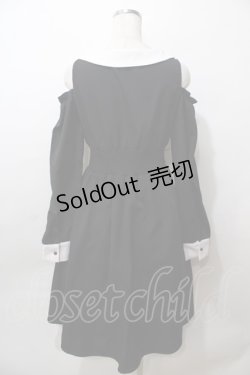 画像2: MA*RS / 肩あきワンピース  黒 Y-25-08-19-089-EL-OP-SZ-ZT064