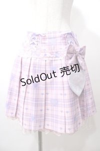 Angelic Pretty / Sprinkle Heart Tartanスカート  ピンク Y-25-08-19-094-AP-SK-SZ-ZY