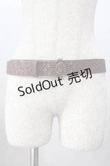 axes femme / カメオ風バックルギボシベルト 茶 Y-25-08-19-015-AX-ZA-SZ-ZT433