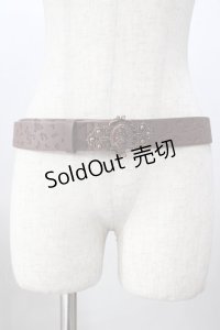 axes femme / カメオ風バックルギボシベルト 茶 Y-25-08-19-015-AX-ZA-SZ-ZT433