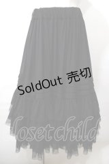 Juliette et Justine / Petale de rose Skirt  ブラック Y-25-08-19-099-CL-SK-SZ-ZY