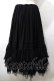 画像2: Juliette et Justine / Petale de rose Skirt  ブラック Y-25-08-19-099-CL-SK-SZ-ZY (2)
