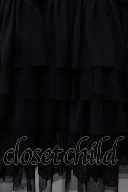 画像3: Juliette et Justine / Petale de rose Skirt  ブラック Y-25-08-19-099-CL-SK-SZ-ZY