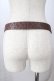 画像2: axes femme / カメオ風バックルギボシベルト  茶 Y-25-08-19-015-AX-ZA-SZ-ZY (2)