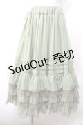 Juliette et Justine / Petale de rose Skirt F ミントグリーン Y-25-08-19-100-CL-SK-SZ-ZY