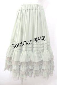 Juliette et Justine / Petale de rose Skirt F ミントグリーン Y-25-08-19-100-CL-SK-SZ-ZY