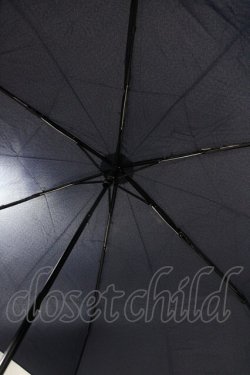 画像2: Maison de FLEUR / 遮光&UV　CUT　フリル折りたたみ傘  紺 Y-25-08-19-016-LO-ZA-SZ-ZY