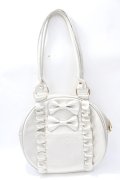 axes femme kawaii / ツインリボンラウンドハンドバッグ  ゴールド Y-25-08-19-023-AX-BG-SZ-ZY