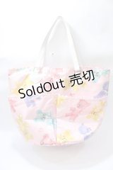 BABY,THE STARS SHINE BRIGHT / Dancing BABY Bear柄トートBAG  ピンク Y-25-08-19-024-BA-BG-SZ-ZY