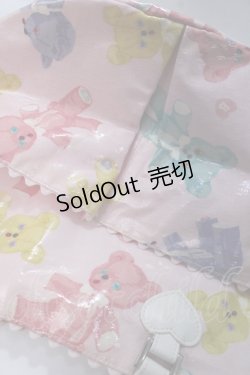 画像3: BABY,THE STARS SHINE BRIGHT / Dancing BABY Bear柄トートBAG  ピンク Y-25-08-19-024-BA-BG-SZ-ZY