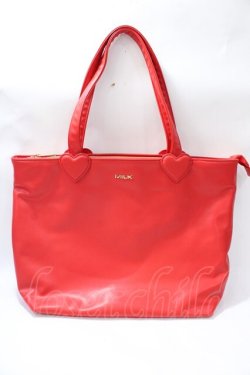 画像1: MILK / POP UP ハートバッグ  赤 Y-25-08-19-027-ML-BG-SZ-ZY