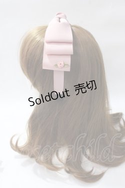 画像2: m petit by misako / NINA'sコラボ AM*NIリボンカチューシャ  ピンク Y-25-08-19-036-LO-AC-SZ-ZT433