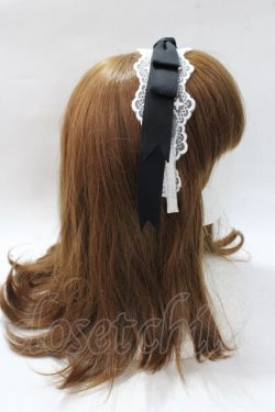 画像3: axes femme kawaii / レースリボンカチューシャ  赤 Y-25-08-23-043-AX-AC-SZ-ZY