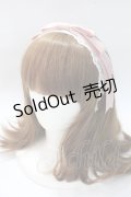 axes femme kawaii / レースリボンカチューシャ  ピンク Y-25-08-23-044-AX-AC-SZ-ZT487-F003