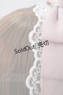 画像4: axes femme kawaii / レースリボンカチューシャ  ピンク Y-25-08-23-044-AX-AC-SZ-ZT487-F003