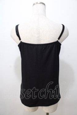 画像2: axes femme / バラレースキャミ  黒 Y-25-08-23-052-AX-TO-SZ-ZY