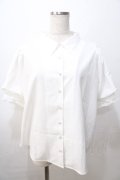 axes femme / パフスリーブブラウス F 白 Y-25-08-23-063-AX-BL-SZ-ZY