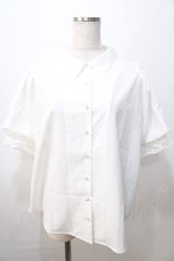 axes femme / パフスリーブブラウス F 白 Y-25-08-23-063-AX-BL-SZ-ZY