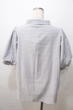 画像2: axes femme / パフスリーブブラウス F グレー Y-25-08-23-065-AX-BL-SZ-ZY