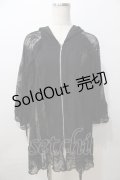 axes femme / レースロングパーカー F 黒 Y-25-08-23-068-AX-TO-SZ-ZY