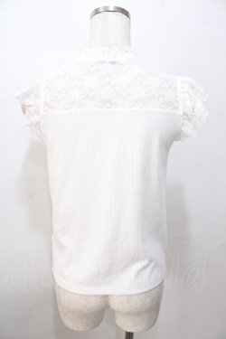 画像2: axes femme POETIQUE / レースビスチェ切替タンク M 白 Y-25-08-23-069-AX-TO-SZ-ZY