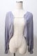 画像1: axes femme POETIQUE / チェーン付ニットボレロ M ブルーグレー Y-25-08-23-073-AX-TO-SZ-ZY (1)