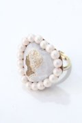 okkapalover / Cameo- ladyリング  サックス Y-25-08-23-002-LO-ZA-SZ-ZY