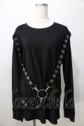 KILL STAR / Ruckus Long Sleeve Top  黒 Y-25-08-23-089-PU-TO-SZ-ZY