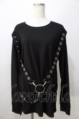 KILL STAR / Ruckus Long Sleeve Top  黒 Y-25-08-23-089-PU-TO-SZ-ZY
