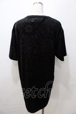 画像2: KILL STAR / プリントベロアTシャツ  黒 Y-25-08-23-090-PU-TO-SZ-ZY