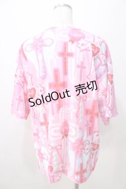 画像2: ACDC RAG / pastel heavenly Tシャツ  ピンク Y-25-08-23-091-PU-TO-SZ-ZY