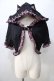 画像1: DARK IN LOVE / Gothic lolita pink plaid cat ear hoody cape  黒 Y-25-08-23-095-PU-TO-SZ-ZY (1)