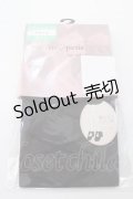 m petit by misako / AMレースアップシアータイツ L-LL 中黒 Y-25-08-23-015-LO-ZA-SZ-ZY
