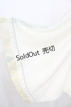 画像4: Ozz oneste / 朧藤着物袖カットソー  生成×グリーン Y-25-08-23-099-OO-TO-SZ-ZY