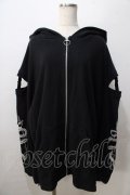 REFLEM / カッティングショルダーパーカー  黒 Y-25-08-23-104-PU-TO-SZ-ZY