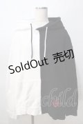 REFLEM / バイカラーパーカー  黒×白 Y-25-08-23-105-PU-TO-SZ-ZY