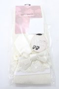 m petit by misako / AMOVKTPレースリボン 23-25cm 濃白 Y-25-08-23-017-LO-ZA-SZ-ZY