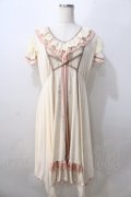 Ozz oneste / Mysterious Rose ワンピース  白×ピンク Y-25-08-23-116-OO-OP-SZ-ZY