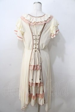 画像2: Ozz oneste / Mysterious Rose ワンピース  白×ピンク Y-25-08-23-116-OO-OP-SZ-ZY